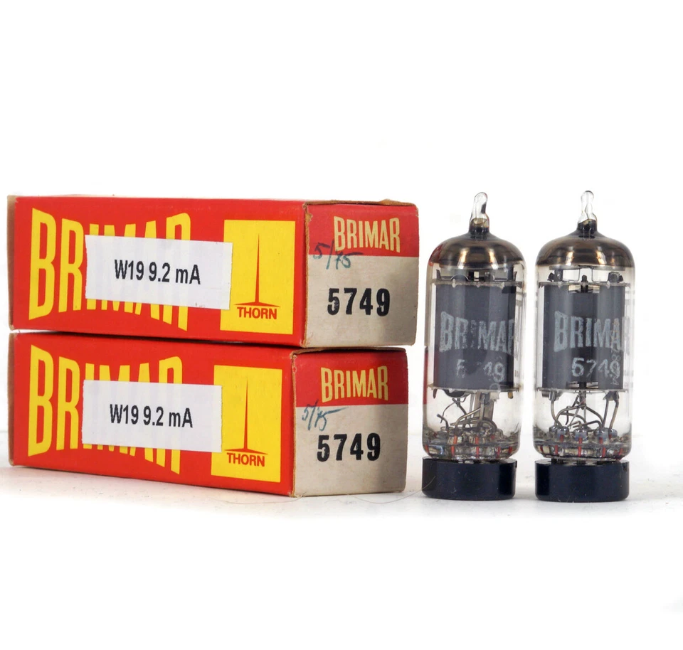 PAR EMPAREJADO 5749/6BA6W/EF93 BRIMAR NOS Tubo Tubo Lámpara Válvula ഀ 电子管 Valvula  Foto 1 de 1