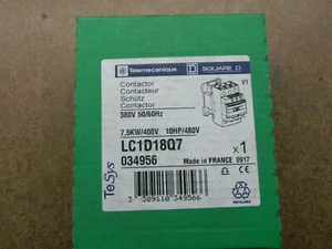 1x Telemecanique TeSys D Contactor LC1-D18Q7C  034956 - Picture 1 of 3