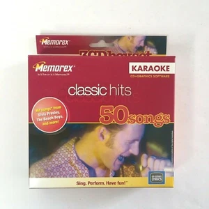 Memorex 3 CD Box Set Karaoke Classic Hits 50 Songs CD + Graphics Software SEALED - Picture 1 of 6