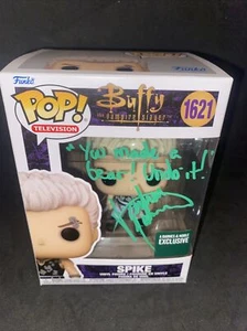 Funko pop 1621 firmato James Marsters - Spike Buffy - testimone esclusivo BAS B&N - Foto 1 di 9