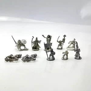 GW Ral Partha Warrior Mixed Lot of 10 Vintage 70s 80s 90s D&D Miniature Figures - Picture 1 of 5