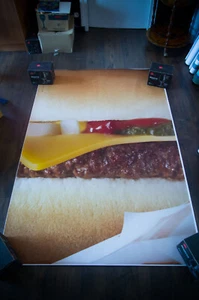 MACDONALD E 4x6 ft Bus Shelter French Original Food Advertising Poster 2010's - Picture 1 of 7