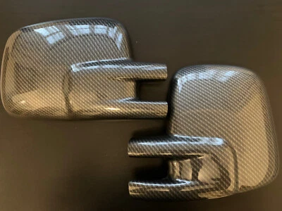 AUTOCC CARBON WING MIRROR COVERS FITS T4 TRANSPORTER VANS VW CAMPER 1990-2003