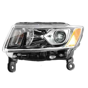 14-16 JEEP GRAND CHEROKEE HEADLAMP LIGHT DRIVER LEFT MOPAR GENUINE 68110997AF - Picture 1 of 4