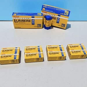 Kodak Ektachrome Lumiere 100 Lot-17 Rolls LPP 220 & 120 Sealed-Discontinued Film - Picture 1 of 17