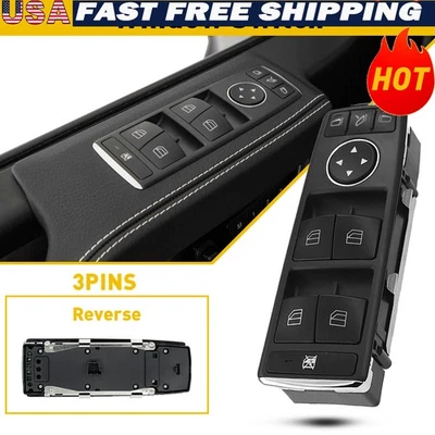 Interruptor de janela de energia mestre para CLA250 Mercedes-Benz G65 G63 CLA45 GL63 GLA45 AMG - Imagem 1 de 4