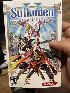 Suikoden V - Sony PlayStation 2 PS2 (SOLO MANUAL DE INSTRUCCIONES) ¡Auténtico! - Imagen 1 de 2