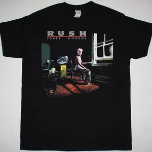 T-shirt Rush Band Power WIndown nera in cotone taglia intera S-5XL - Foto 1 di 3