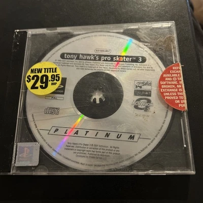Tony Hawk’s Pro Skater 3 PlayStation 1 PS1 Game PAL - image 1 of 4