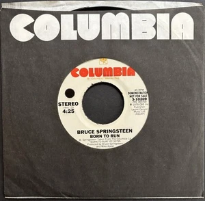 Bruce Springsteen Born To Run Rare Stereo / Mono Promo Columbia Records VG++ 45 - Picture 1 of 3