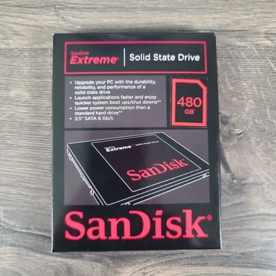 SanDisk Extreme SSD 480 GB 2.5" SATA 6.0 Gb/s Solid State Drive SDSSDX-480G-G25 - Image 1 of 4