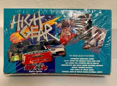 1994 Wheels High Gear Series 1 Racing Cards Factory Sealed Box Earnhardt - Autos - Image 1 of 4