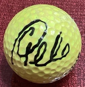 Pelota de golf Pelé autógrafo con *certificado de autenticidad* firmada a mano - Imagen 1 de 5