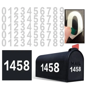 2 inch Mailbox Numbers for Outside, 50 PCS Reflective Number Stickers with St... - Picture 1 of 6