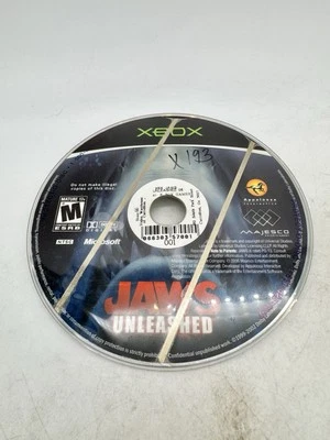 Jaws Unleashed (Microsoft Xbox, 2006) Replacement Disc Only + Tested - Image 1 of 2