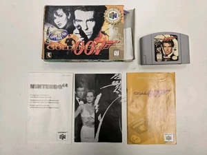 GoldenEye 007 (Nintendo 64 N64, 1997) - Complete/CIB - Tested and Working - Picture 1 of 7