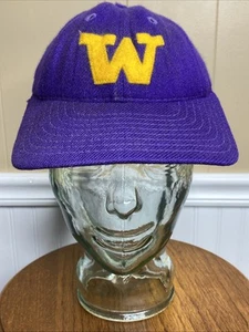 Vintage UW University of Washington Huskies SnapBack Mütze Legacy Made in USA Wolle - Bild 1 von 19