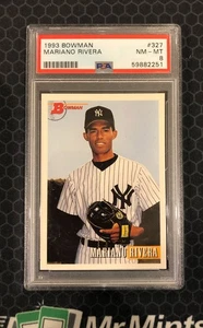 ⚾ 1993 Bowman #327 - Mariano Rivera - PSA 8 NM-MT - HOF - New York Yankees ⚾ - Foto 1 di 2