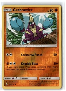 Sun & Moon - Unbroken Bonds Crabrawler #104 2019 básico/común holograma inverso - Imagen 1 de 2