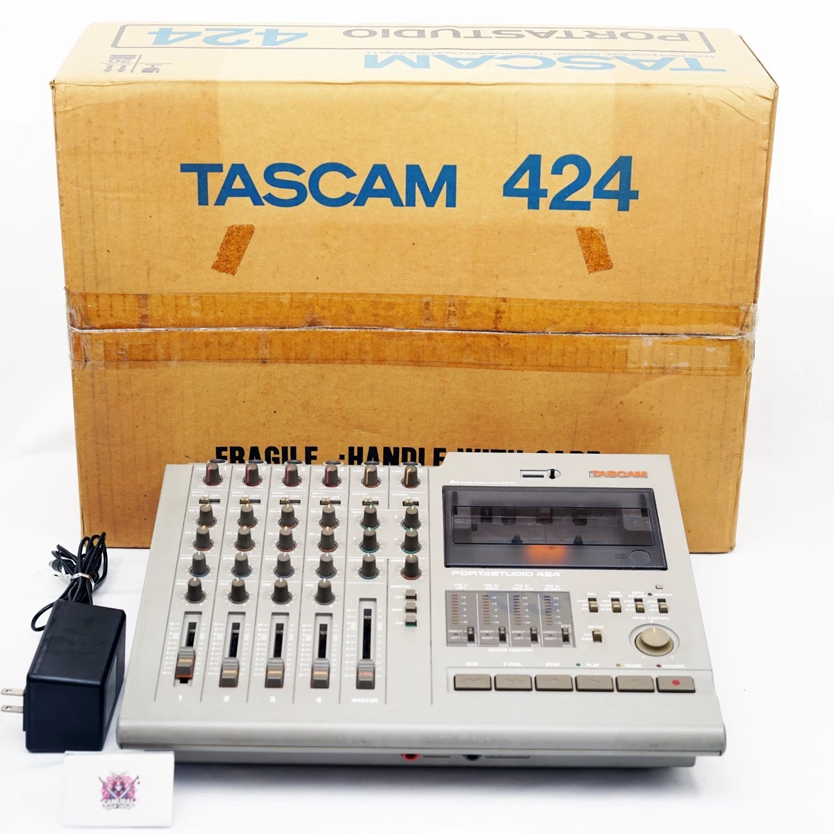 美品　カセットMTR TASCAM PORTASTUDIO 424 TASCAM Portastudio 424 Cassette 4-Track Multitrack Recorder MTR
