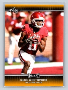 2017 Leaf Draft Gold #24 Dede Westbrook Oklahoma Sooners - Bild 1 von 2