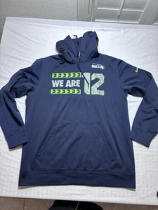 Seattle Seahawks "Bring On The 12" Mens Size XL Blue Hoodie - Picture 1 of 9