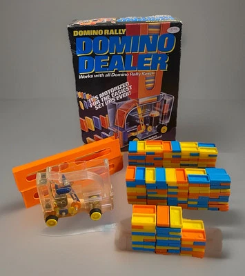 Vintage 1992 Pressman Motorized Domino Rally Dealer W/ Box 100% + Extra Tested - Image 1 of 4