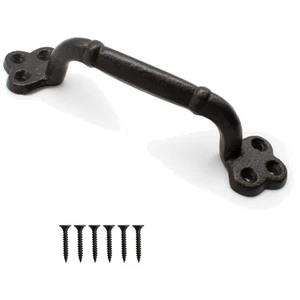 Schiebetürgriff, Türgriff, Gusseisen, Schranktür, Garagentür, Badezimmer, sch... - Bild 1 von 9