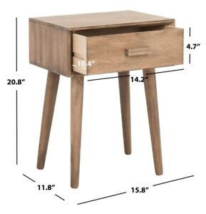 Safavieh LYLE ONE DRAWER SIDE TABLE, Reduced Price 2172733655 ACC5702B