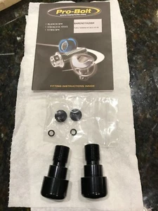 NOS Pro Bolt Yamaha Aluminum Bar Ends Pair Black 1999-05 YZF R6 BARENDYA20-BK - Picture 1 of 4
