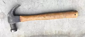 Vintage Antique BRIAR EDGE SERVICE TOOL Claw Hammer Wood Handle Original - Picture 1 of 7