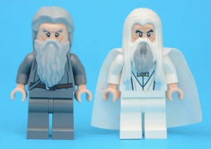 LEGO Gandalf + Saruman - lor061 lor058 - The Lord of the Rings Minifigs 2013 - Picture 1 of 3