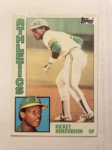 1984 Topps - #230 Rickey Henderson