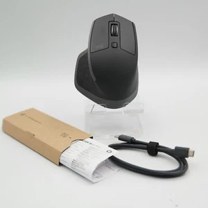 Logitech MX Master 2S Wireless Mouse Hyper-Fast Scrolling Ergonomic MAC Graphite - Picture 1 of 7