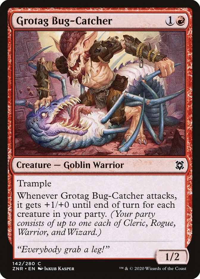 1x Grotag Bug-Catcher *FOIL* - NM - Zendikar Rising - SPARROW MAGIC - Image 1 of 1