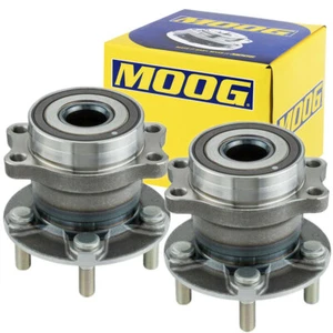AWD MOOG Rear Wheel Bearings Hub Pair for Subaru XV Crosstrek Forester 5Lugs - Picture 1 of 8