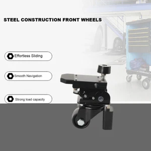 Stahlbau Vorderräder Packout Laufradsatz für rollende Werkzeugkiste - Bild 1 von 15