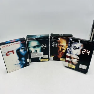 Lot of 24 Seasons 1, 3, 5, 6 DVD Kiefer Sutherland Elisha Cuthbert (read) - Picture 1 of 13