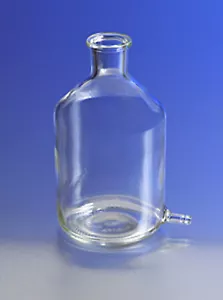 Rare 1220-500 PYREX® 500mL Aspirator Bottle with Bottom Sidearm Tube #4 Stopper - Picture 1 of 1