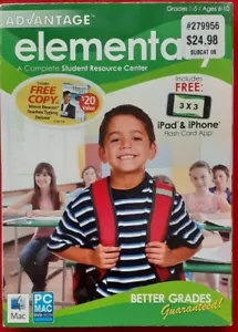 Encore Advantage Elementary 2012 Current Version PC Windows XP Vista 7 PERFECT!! - Picture 1 of 7