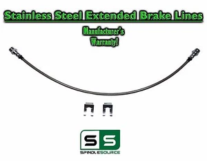 Stainless Extended Length REAR Lift Brake Line, fits 2005 - 2018 Toyota Tacoma - Picture 1 of 1
