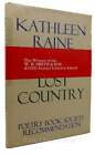 Kathleen Raine THE LOST COUNTRY  1st Edition 2nd Printing