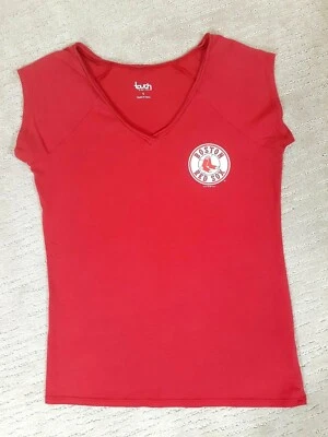 Boston Red Sox Alyssa Milano Touch Women's Red T-shirt Sz Small Soft Baseball - Image 1 of 4
