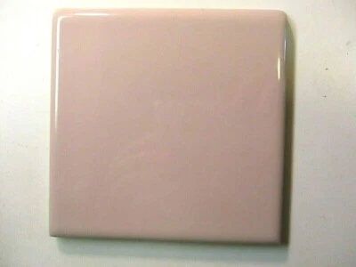 1 Azulejo de Pared Bullnose Mannington MCT EE. UU. 4-3/8" Cuadrado Cerámica Rosa Brezo Brillo De Colección Foto 1 de 4