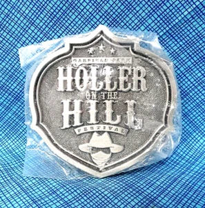 Garfield Park Holler on the Hill Musik Festival Gürtelschnalle Zinn Vintage .PCB405 - Bild 1 von 8