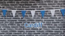 10ft Cardiff City Football Fabric Bunting Party Garden Room Decoration 