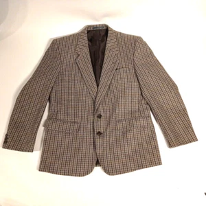 Vintage Dunn & Co Tweed Sakko Blazer 44" Karo Hacking Cambridge Collection - Bild 1 von 16