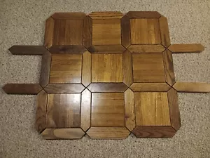 Vintage MCM 50's 60's Bruce Solid Oak Monticello Reclaim Flooring Excellent Used - Picture 1 of 18