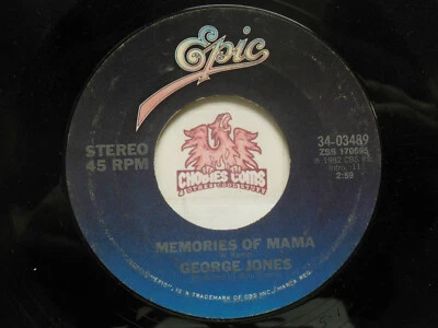 George Jones - Memories of Mama / Shine On, 45 RPM VG (LC)  Foto 1 de 2