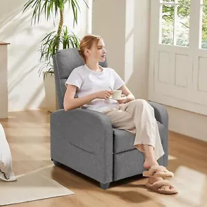 Adjustable Home Recliner Massage Reclining Comfortable Fabric Recliner Sofa - Picture 1 of 23